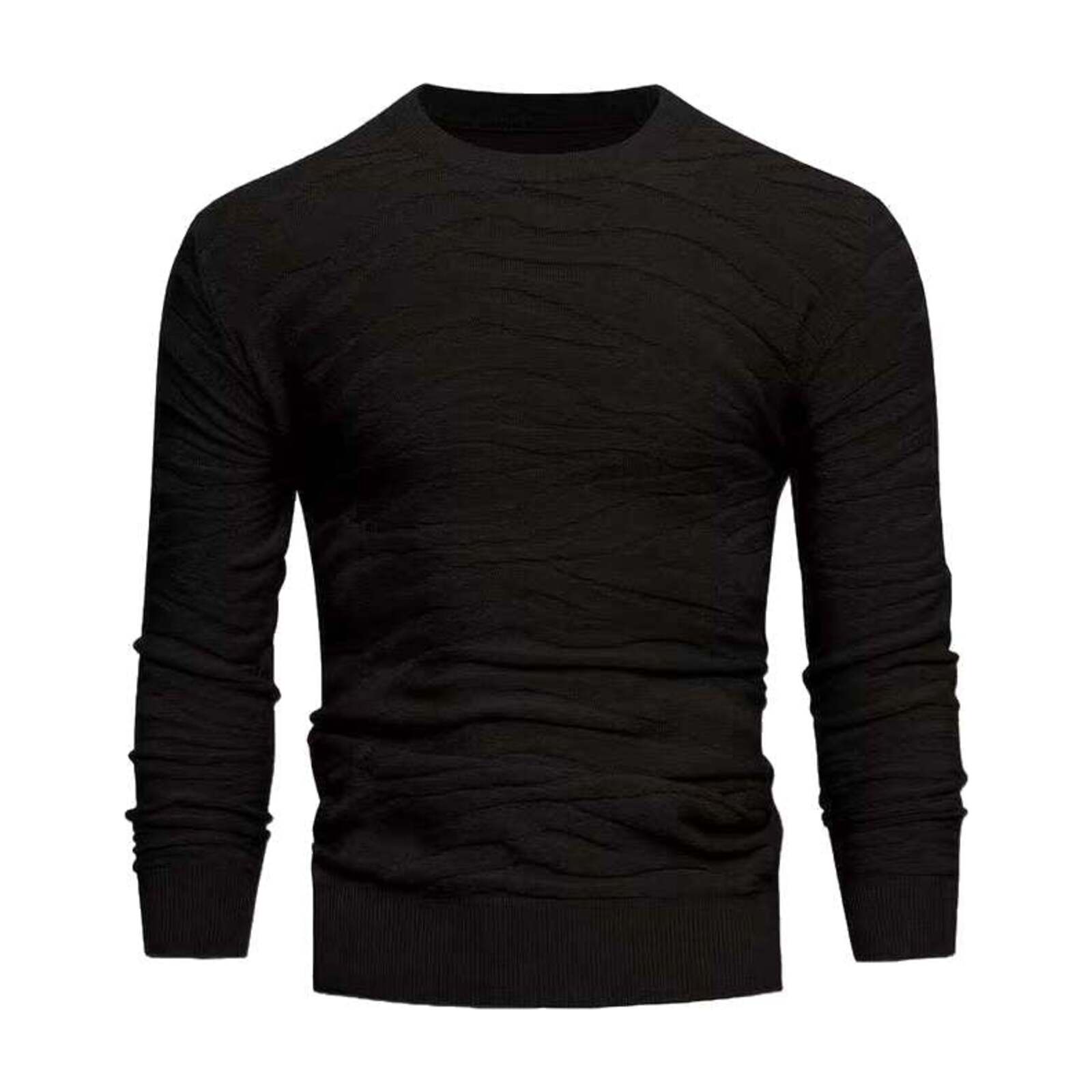 Lässiger Jacquard-Pullover