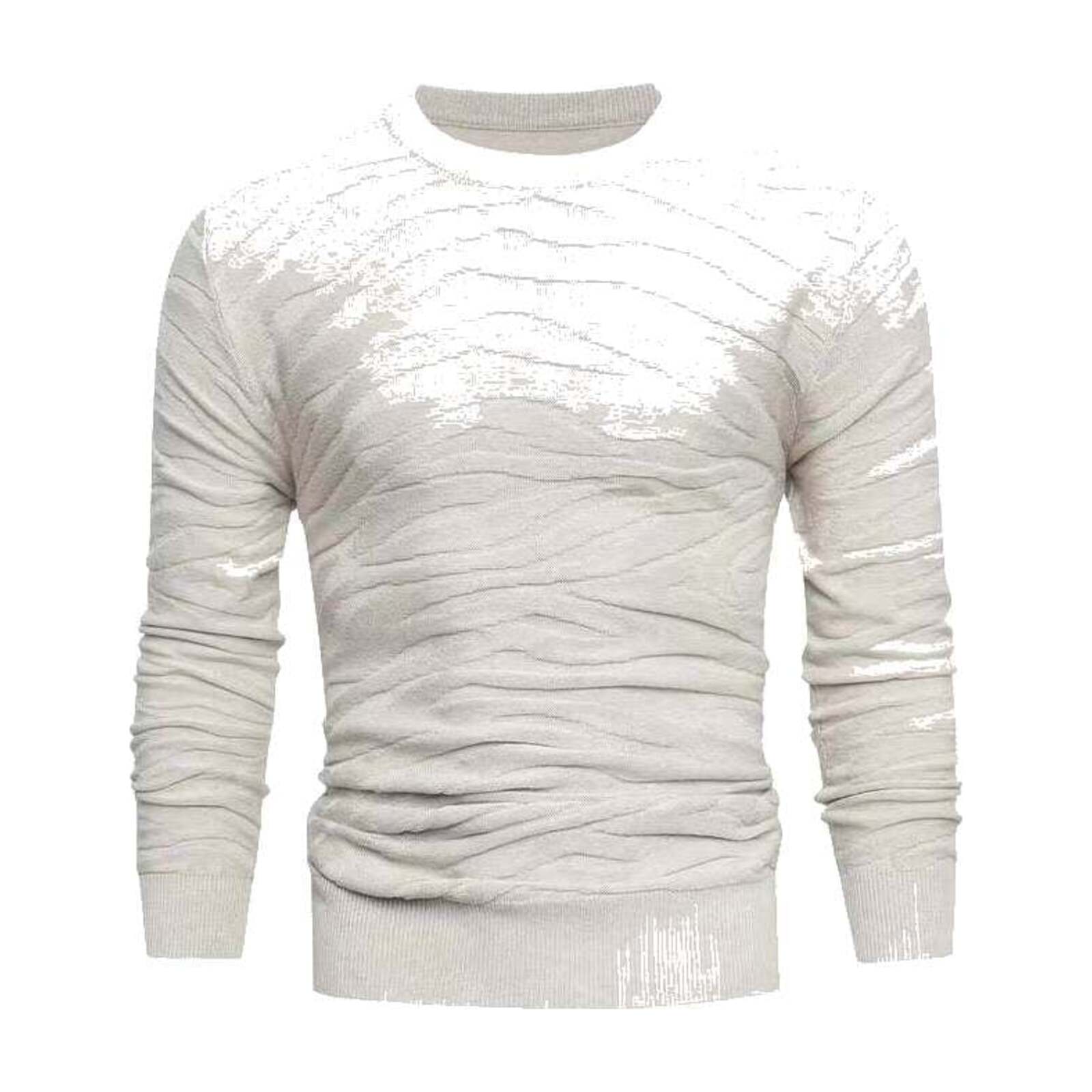 Lässiger Jacquard-Pullover