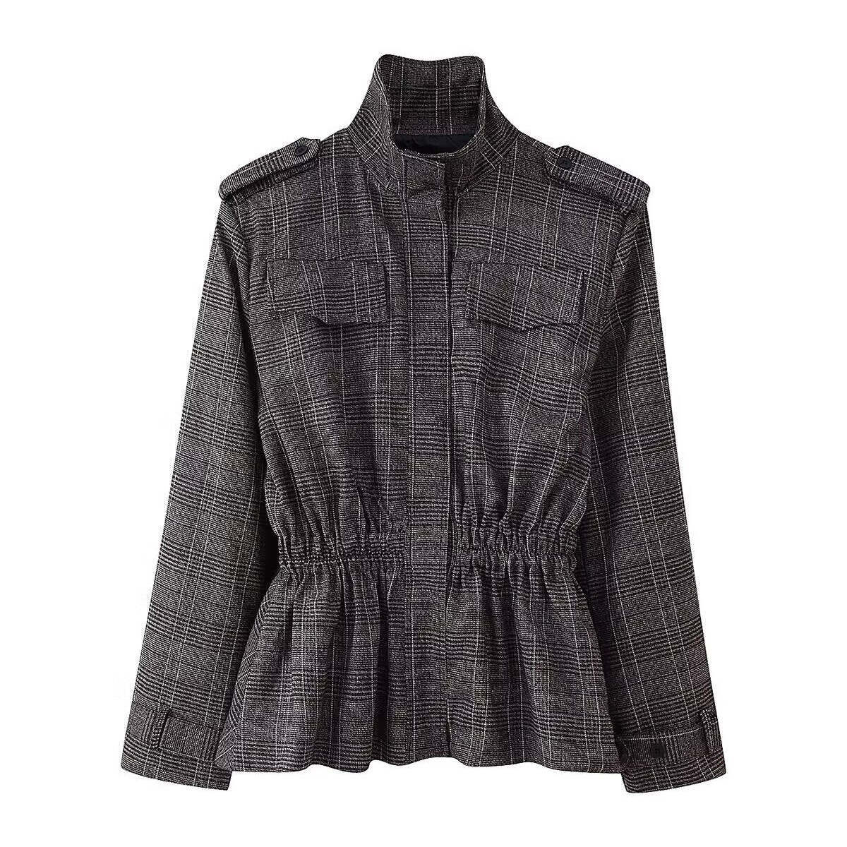 Edge Utility Plaid Set - Gray