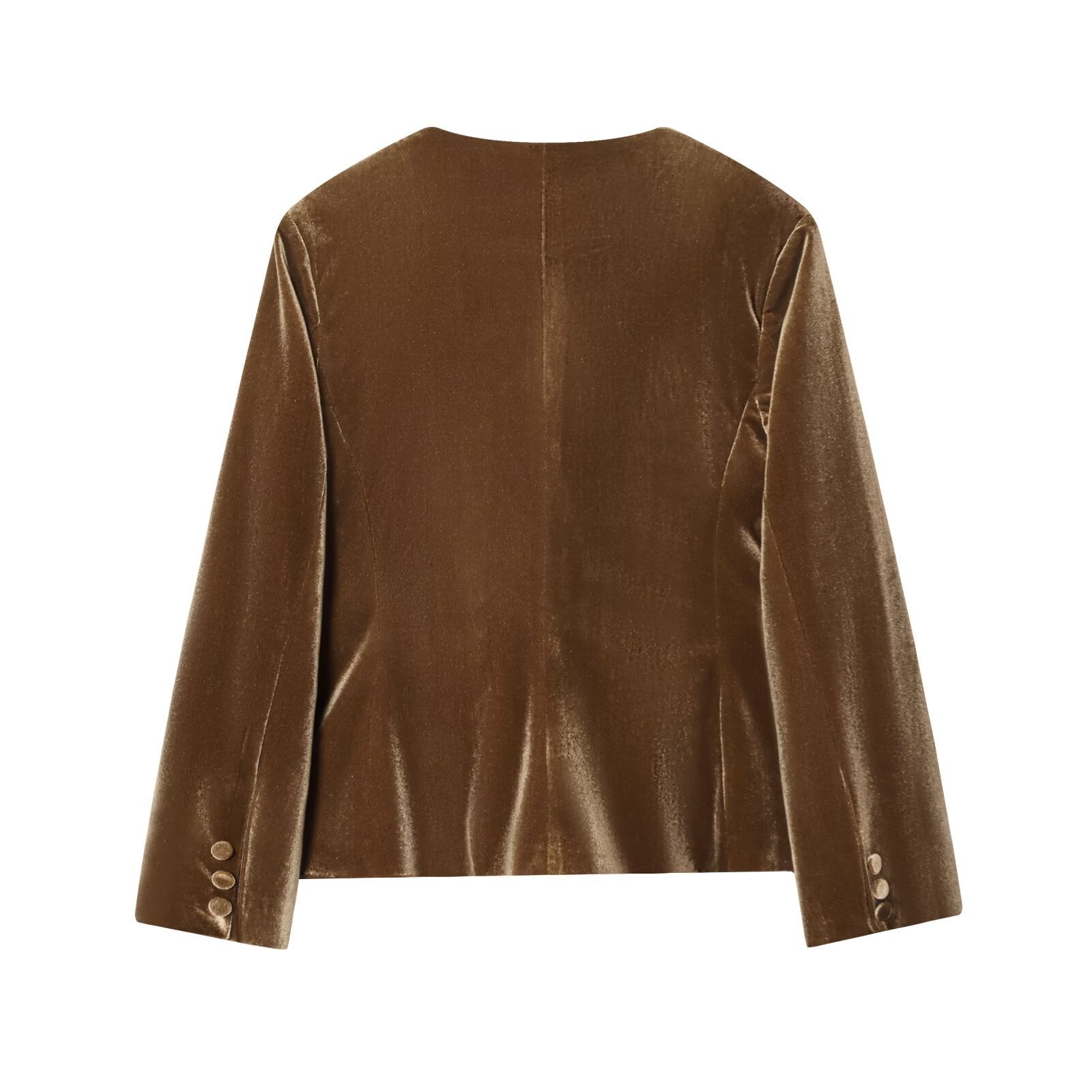 Studio Velvet Tailored Set - Brown