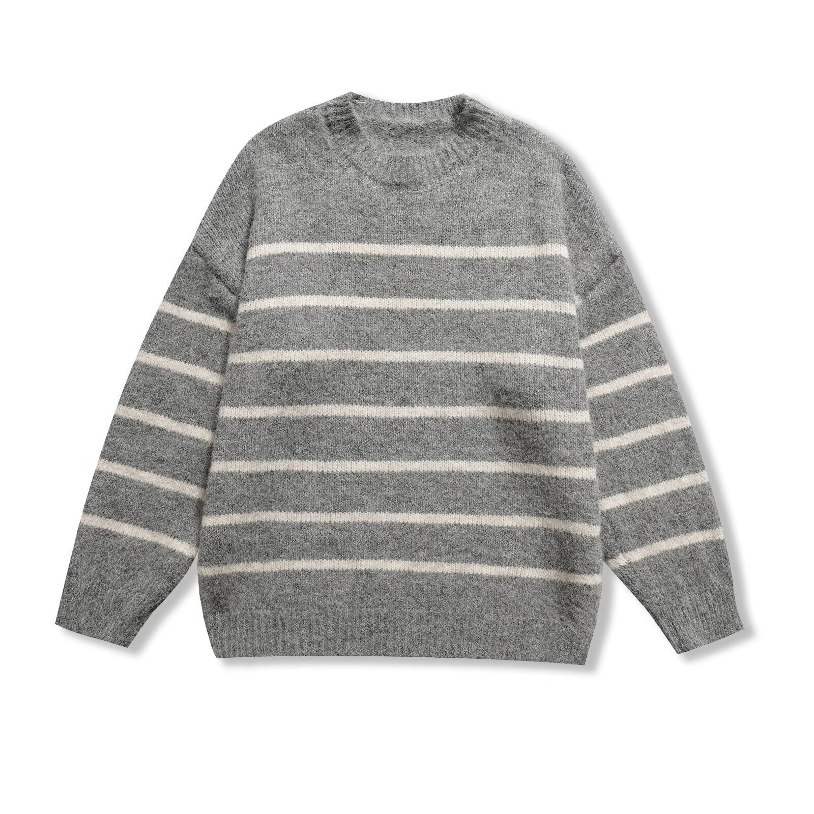 Vintage-Pullover mit Streifenmuster