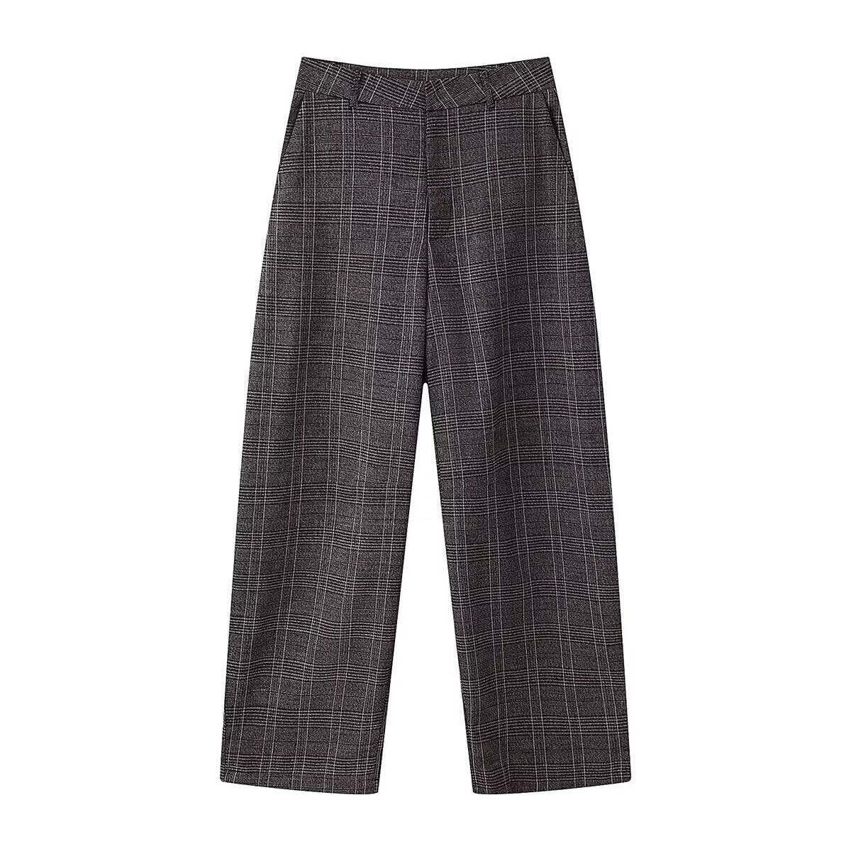 Edge Utility Plaid Set - Gray