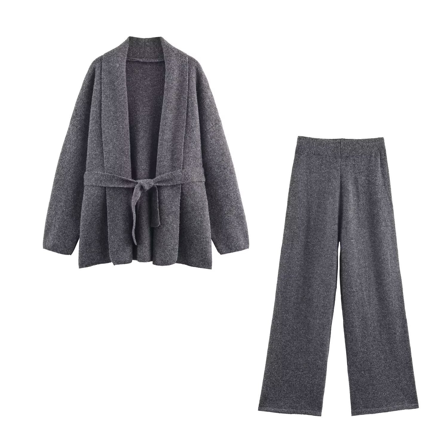 Essential Soft Wrap Knit Set