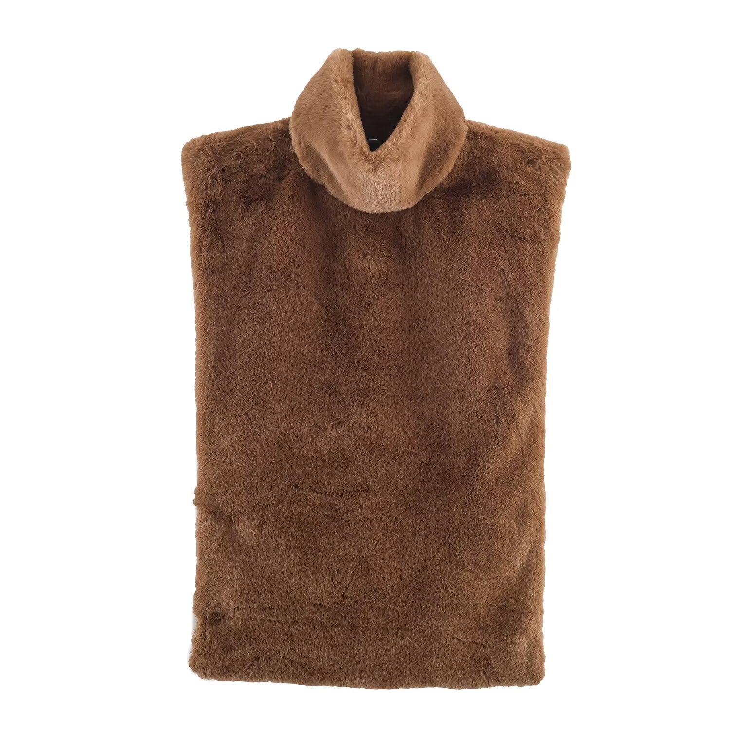 Essential Fleece Vest with High Collar