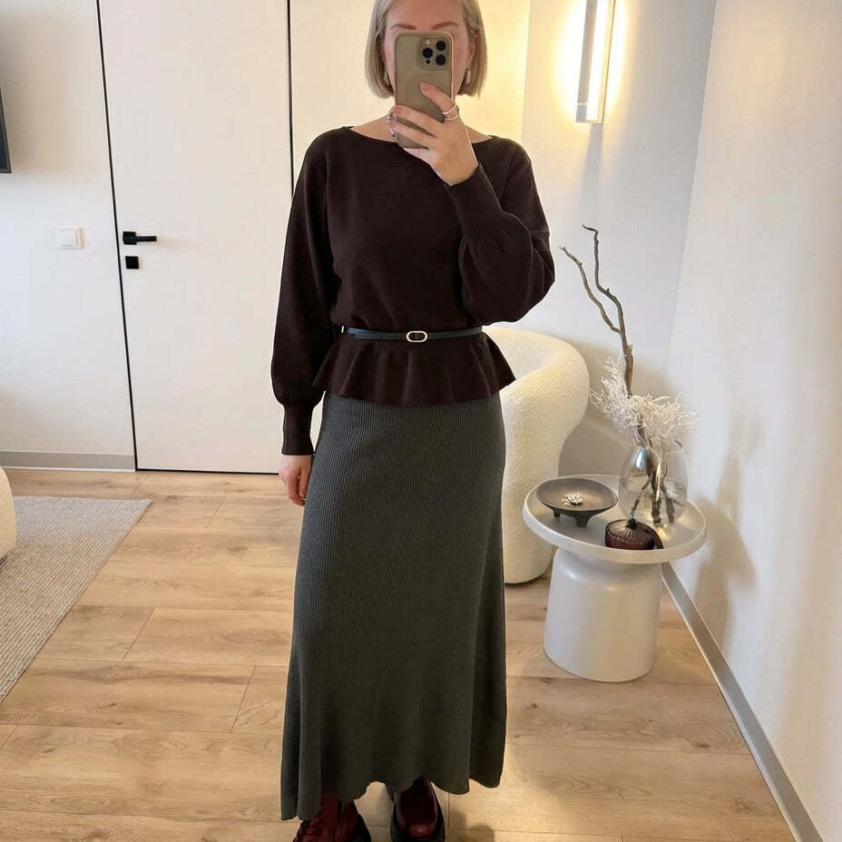 Studio-Oberteil mit Gürtel