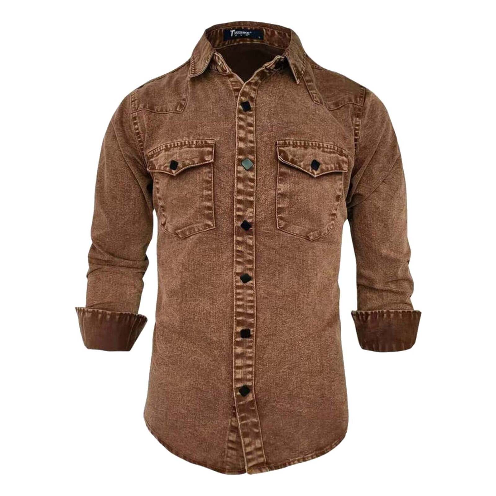 VINTAGE-JEANSHEMD (GEWASCHEN)