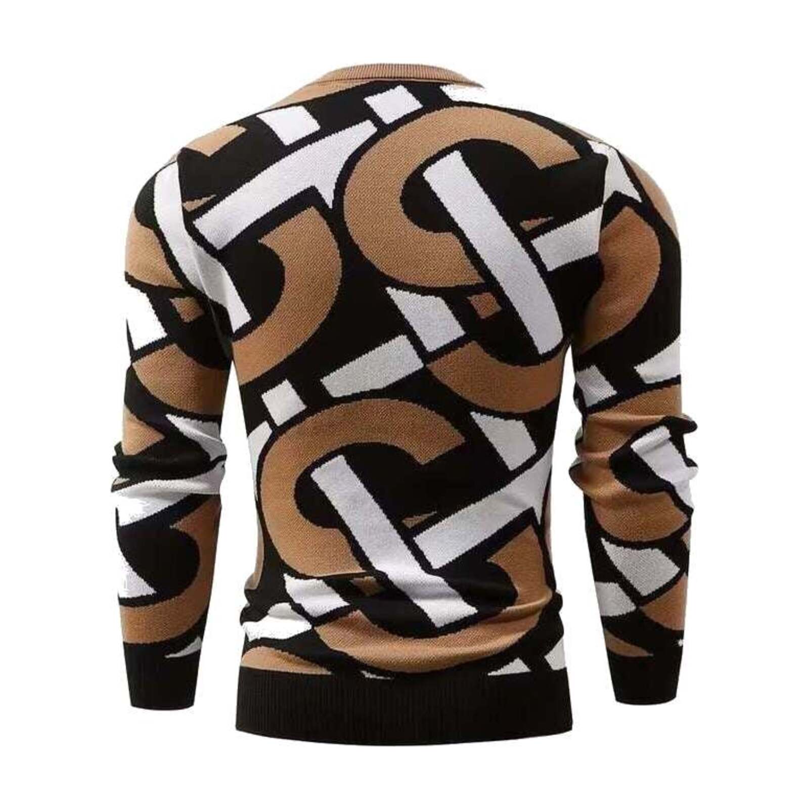 Pullover mit Color Block Print