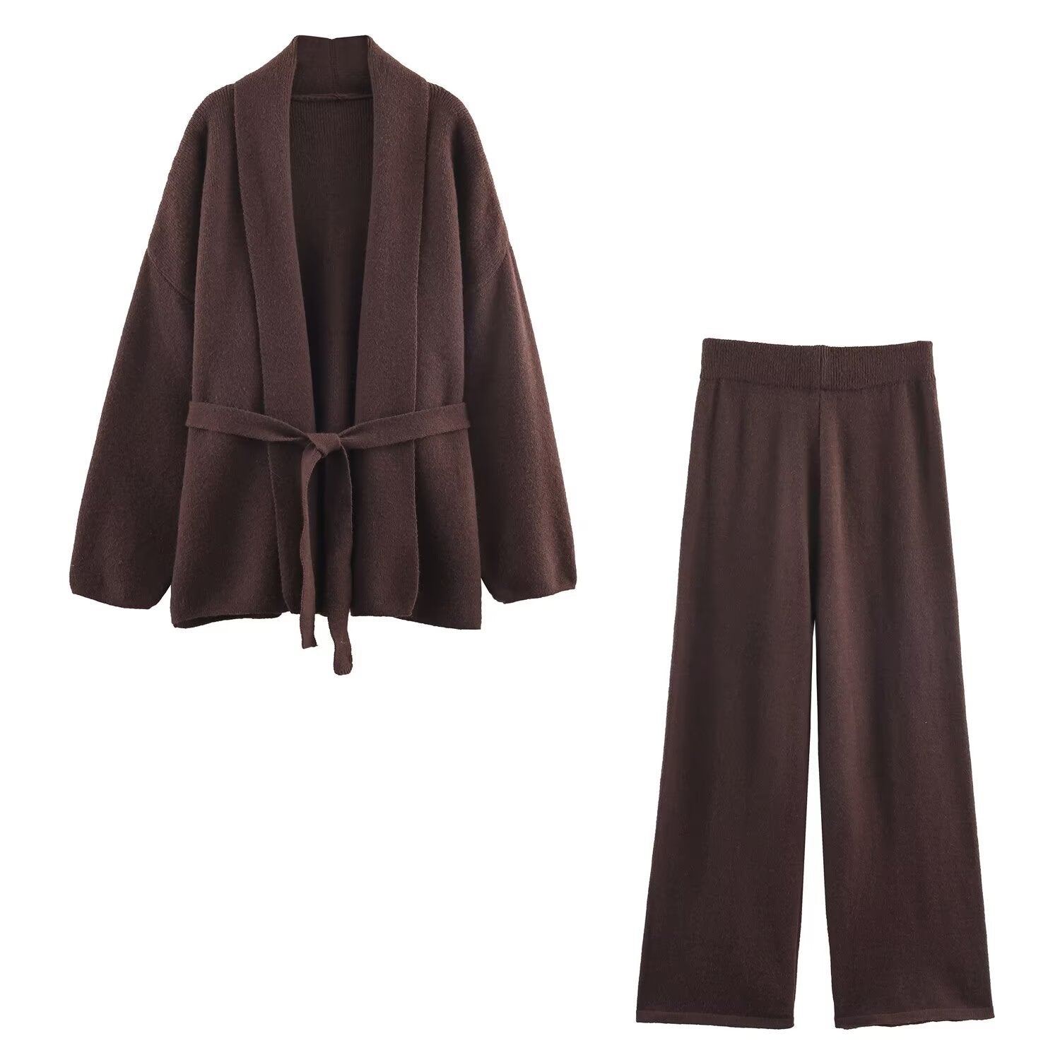 Essential Soft Wrap Knit Set