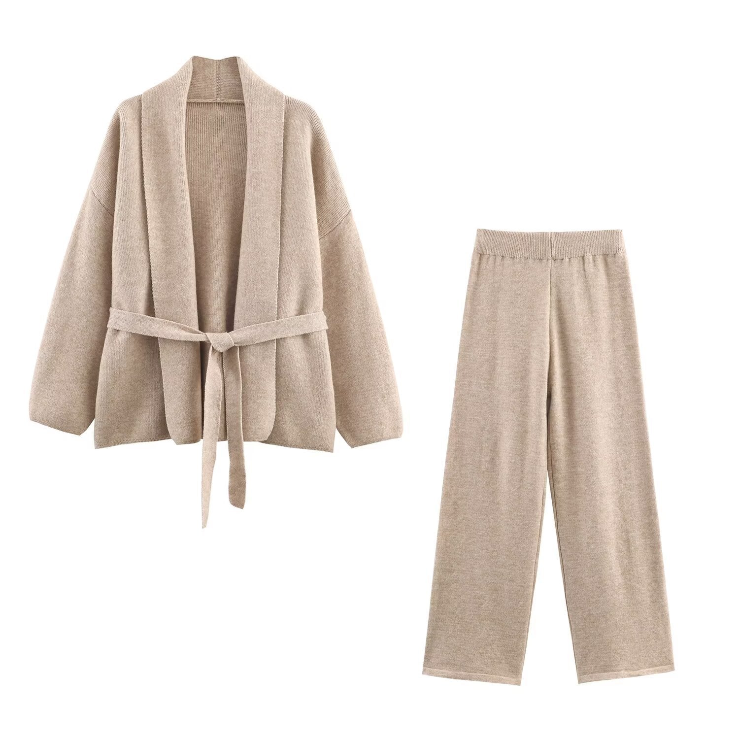 Essential Soft Wrap Knit Set