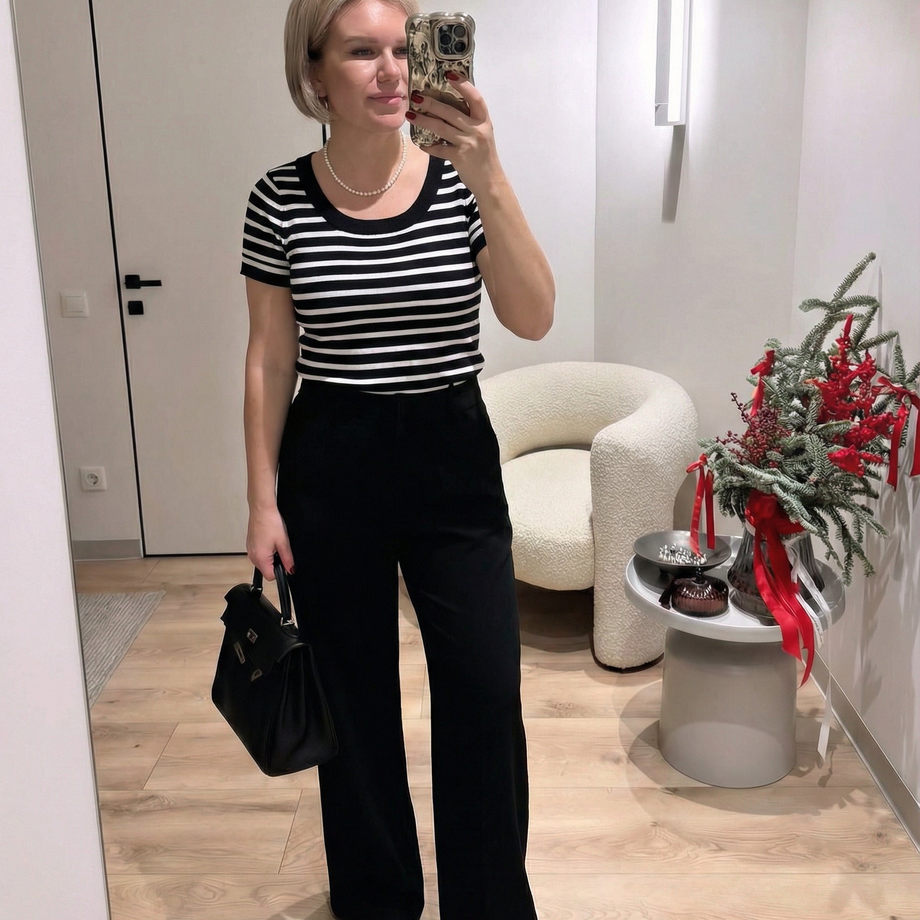 Essential Breton-Stripe Scoop-Neck Top